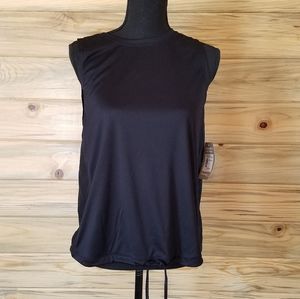 Moret Ulta Ladies Athletic Deep Black Perforated Top NWT, Large